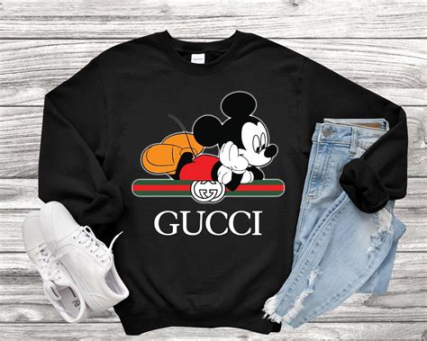 mickey minnie gucci|gucci mickey mouse sweatshirt.